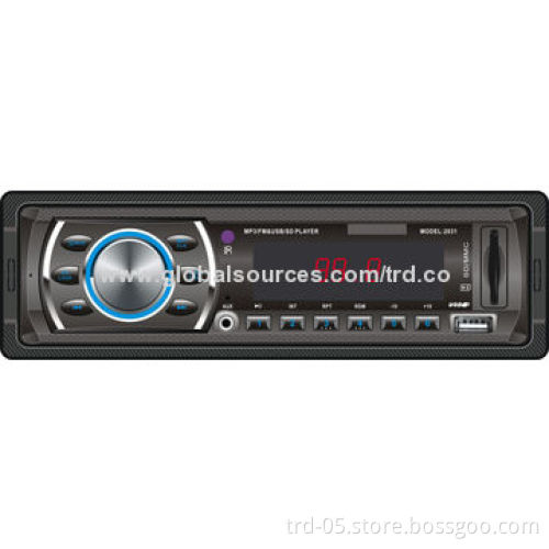 LED Display Car MP3 Player, Red/Blue LED Digital Display